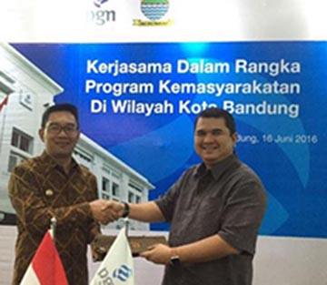 PGN-Pemkot Bandung Jalin Kerjasama Perluas Jaringan BBG