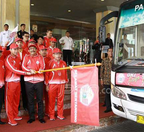 Wagub Djarot Lepas Kontingen Besar PON DKI Jakarta Menuju Jawa Barat