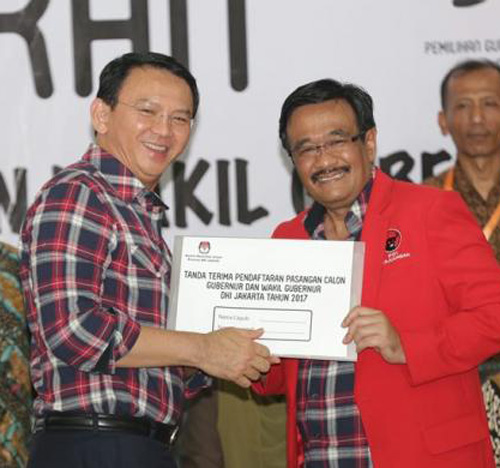 Ahok-Djarot Enggan Bohongi Warga Terkait Penggusuran kata Politisi PDIP