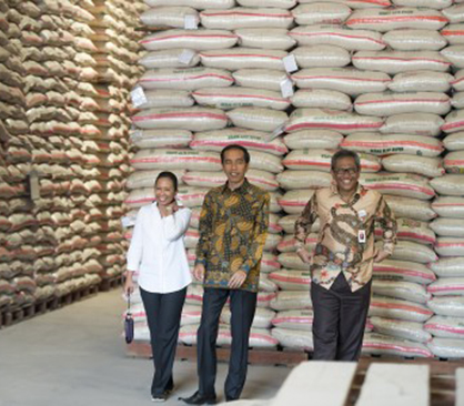 Presiden Jokowi Jelaskan Kondisi Perberasan Kepada Pengusaha Beras