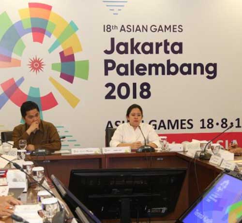 Menko PMK Pastikan Tambahan Dana Penyelenggaraan ASIAN Games 2018