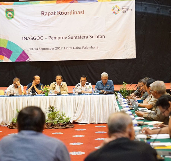 INASGOC Pastikan Venue JSC Palembang Siap Sambut Asian Games 2018
