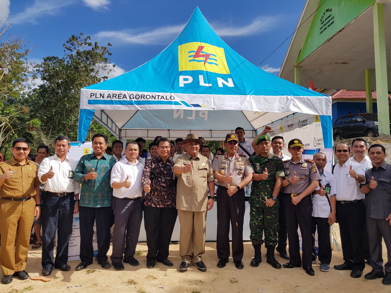 PLN Listriki Dua Desa di Gorontalo