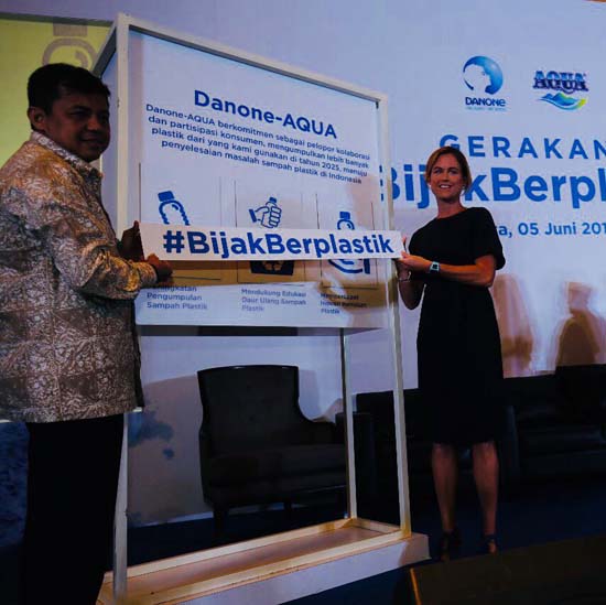 Danone-AQUA Luncurkan Gerakan #BijakBerplastik