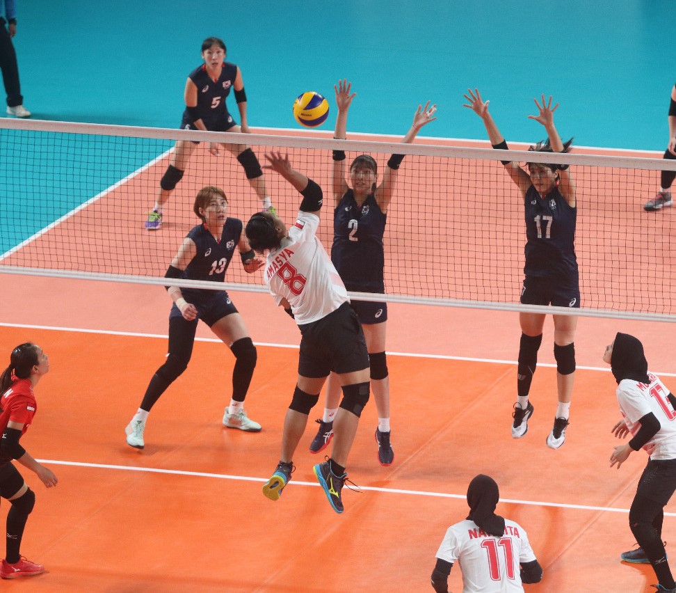 Tim Voli Putri Indonesia Takluk 0-3 dari Korea