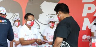 Menpora Hadiri Kampanye Nasional Gerakan Pakai Masker