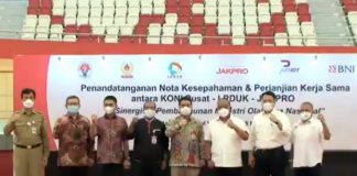 KONI Pusat Gandeng LPDUK dan Jakpro Wujudkan Sinergi Industri Olahraga