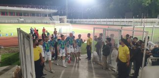 Momen Ketum PSSI Main Bola Bareng Presiden FIFA di Stadion Madya Senayan