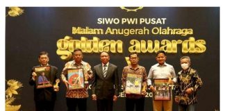 Golden Award Siwo PWI, Menpora Amali Berharap Picu Semangat Olahragawan