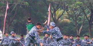 PKPBN Nasional Kemenpora: Peserta Semangat Ikuti Pendidikan di Pusdiklat Bela Negara Kemhan RI