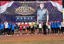 MPI Jakarta Siap Sukseskan PON Pantai 2026 Ancol Waketum Pengprov MPI DKI Jakarta Ratih Sonia (No.5 dari kiri) bersama atlet modern pentathlon Jakarta saat mengikuti Kejuaraan Piala Panglima TNI 2026 di Yogyakarta, beberapa waktu lalu