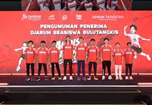 Sembilan Atlet Akhirnya Raih Beasiswa Bulutangkis